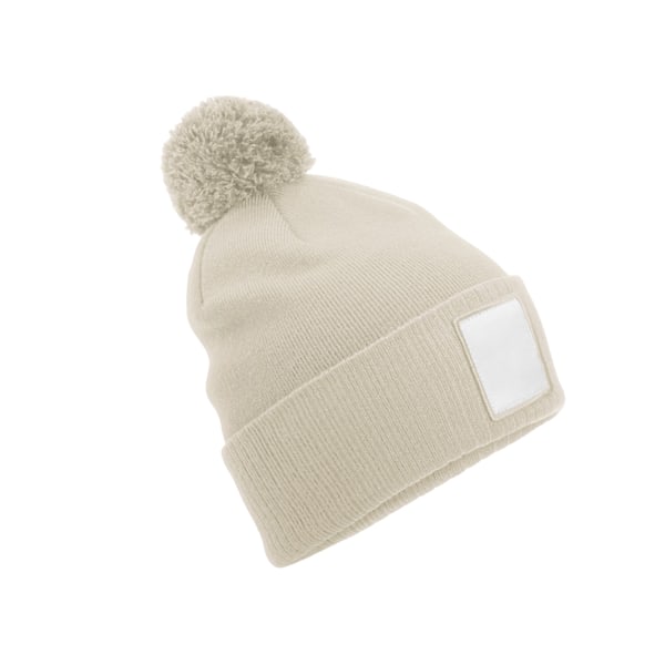 Beechfield Unisex Vuxen Pom Pom Mössa One Size Havregryn/Vit Oatmeal/White One Size