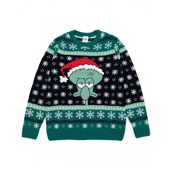 SpongeBob SquarePants Squidward Jultröja för Herr S Grön Green S