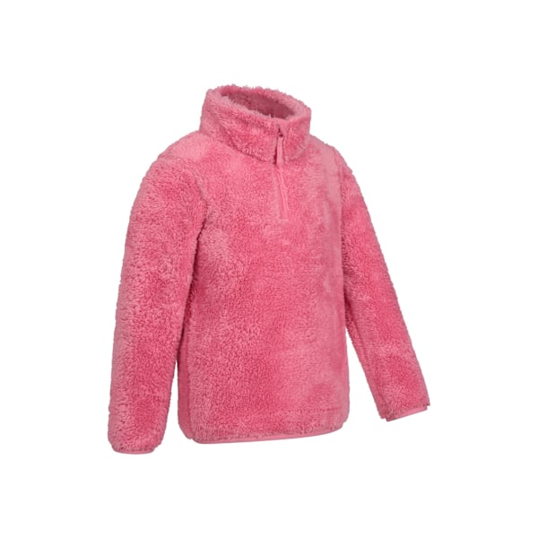 Mountain Warehouse Barn/Kids Teddy Halvzip Fleece Topp 11- Pink 11-12 Years