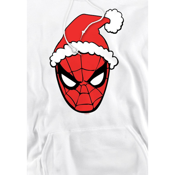 Spider-Man Herr Tomteluva Hoodie M Vit White M