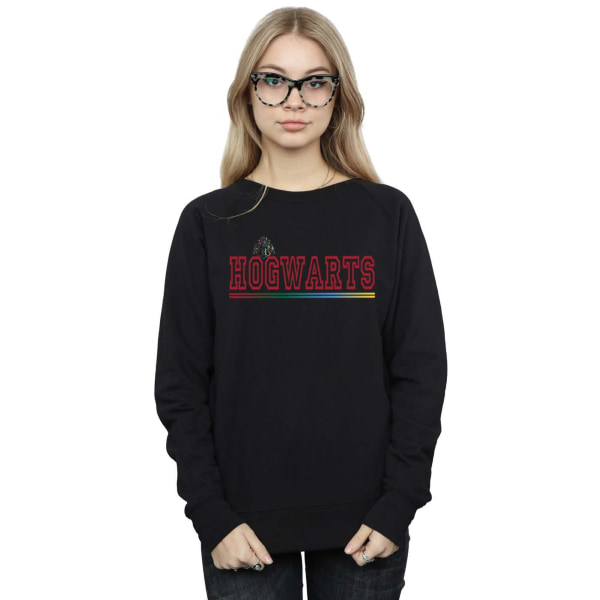 Harry Potter Womens/Ladies Hogwarts Collegial Sweatshirt S Blac Black S