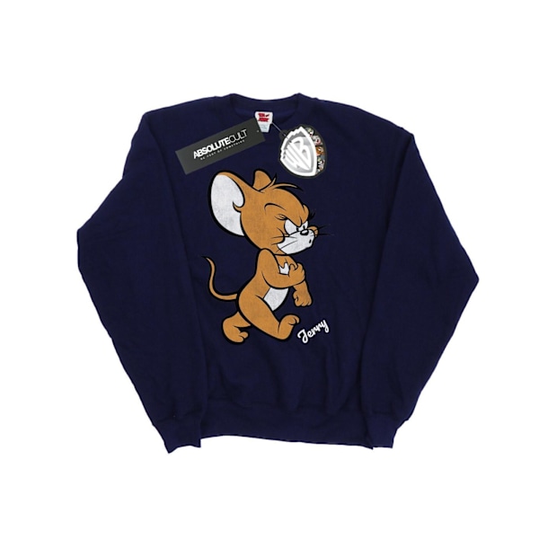 Tom och Jerry Herr Angry Mouse Bomullströja S Marinblå Navy Blue S