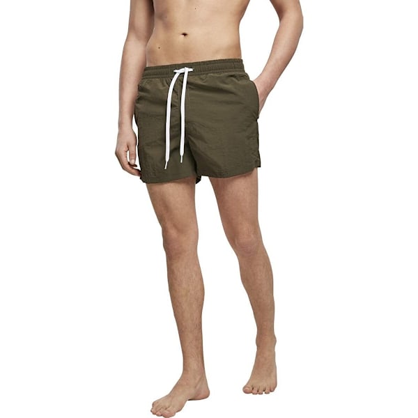 Bygg ditt varumärke badshorts för män XL oliv Olive XL