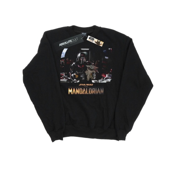 Star Wars Mens The Mandalorian Child On Board Sweatshirt XL Bla Black XL