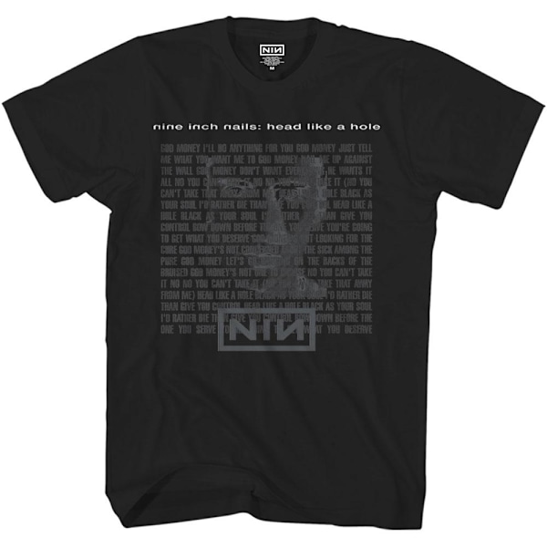 Nine Inch Nails Unisex Vuxen Head Like A Hole T-Shirt XL Svart Black XL