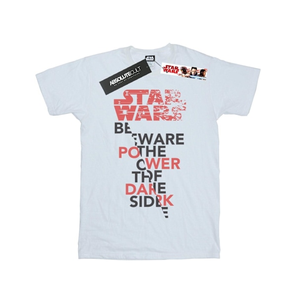 Star Wars The Last Jedi Power Of The Dark Side T-shirt för pojkar 5-6 år White 5-6 Years