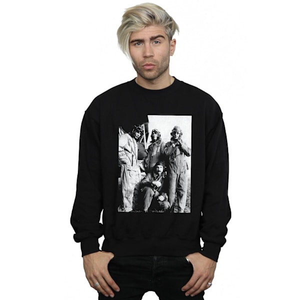 Pink Floyd Mens Airplane Photo Sweatshirt XL Svart Black XL