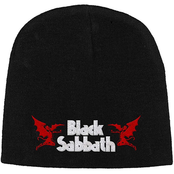 Black Sabbath Unisex Vuxen Logo & Devils Beanie One Size Svart Black One Size