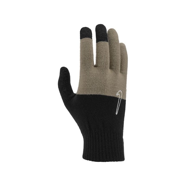 Nike Unisex Adult 2.0 Stickade Swoosh Grip Gloves SM Graphic Bl Graphic Black/Khaki/Coconut Milk S-M