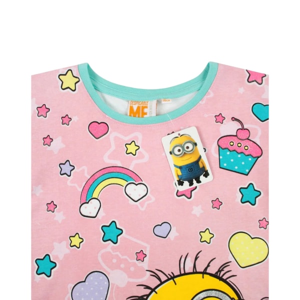 Despicable Me Childrens/Kids Tom Short Pyjamas Set 8 Years Pink/ Pink/Blue 8 Years
