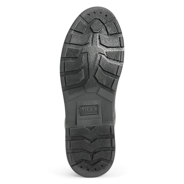 Muck Boots Mens Originals Duck Lace Läder Wellington Stövlar 7 Black 7 UK