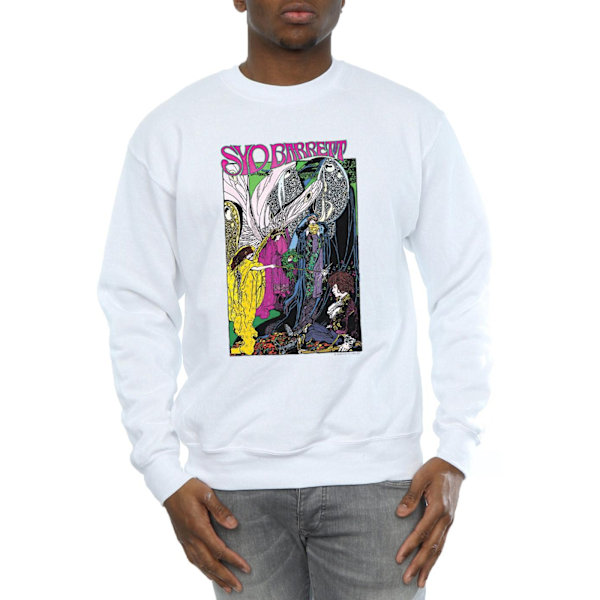 Syd Barrett Herr Fairies Poster Sweatshirt 3XL Vit White 3XL