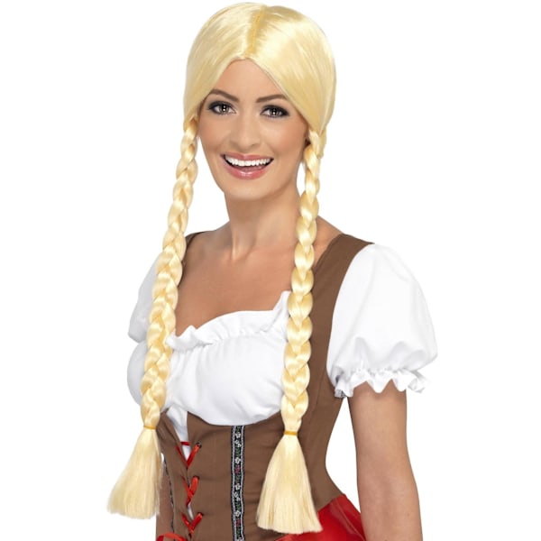 Smiffys Dam/Kvinnor Bayersk Skönhet Peruk One Size Blond Blonde One Size