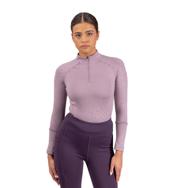 Aubrion Dam Baselager Topp för Kvinnor/Damer Revive Vinter XL Mauve Mauve XL