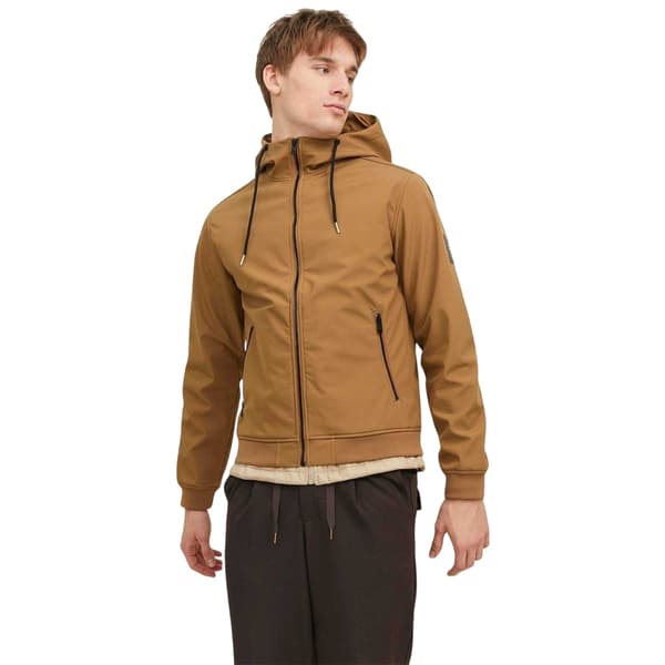 Jack And Jones Herr Hooded Soft Shell Jacka S Otter Otter S