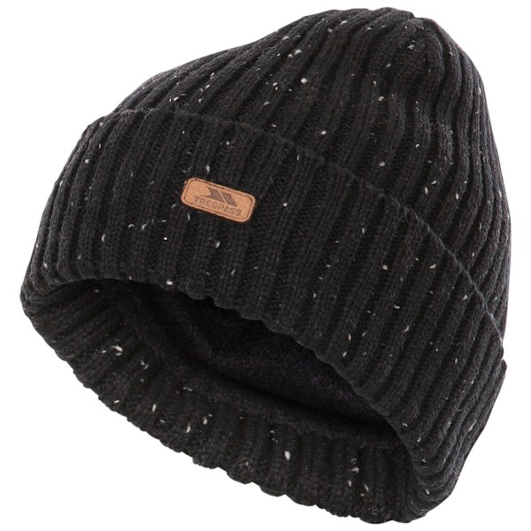 Trespass Mateo Slouch Hat för män, One Size, Svart Black One Size