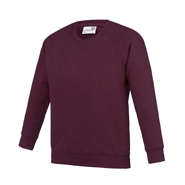 Awdis Barn/Barn Akademi Raglan Sweatshirt S Bourgogne Burgundy S