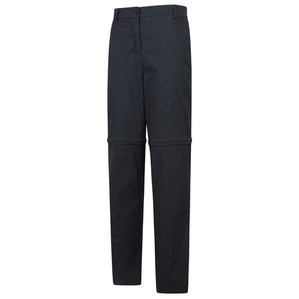 Mountain Warehouse Delta Stretch Zip-Off Byxor för damer Black 10 UK