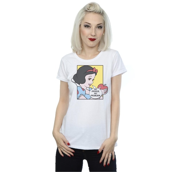 Disney Princess Dam/Dam Snow White Pop Art T-shirt i bomull White M