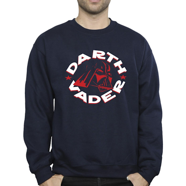 Star Wars Herr Darth Vader Badge Sweatshirt XL Marinblå Navy Blue XL