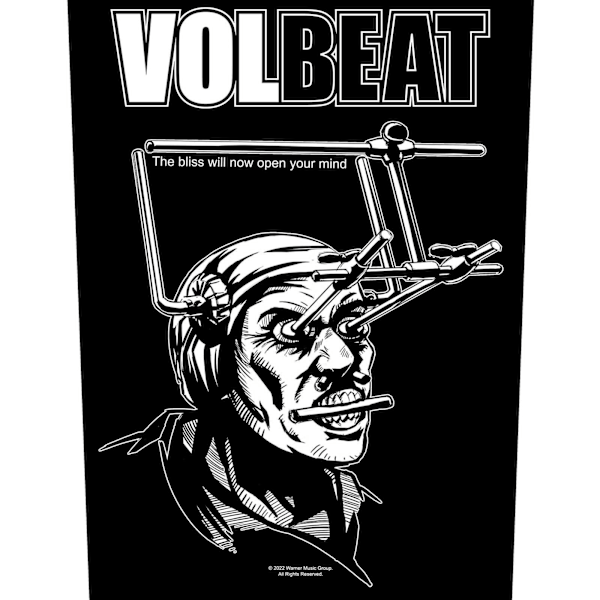 Volbeat Open Your Mind Patch One Size Svart/Vit Black/White One Size