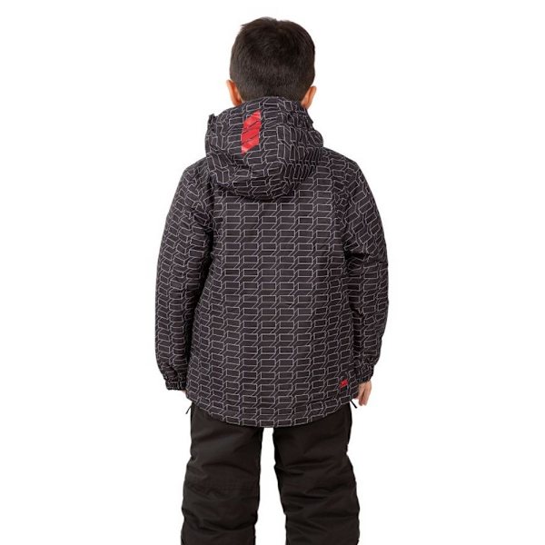 Trespass Boys TP50 Vattentät Skidjacka 9-10 År Mörkgrå Dark Grey 9-10 Years