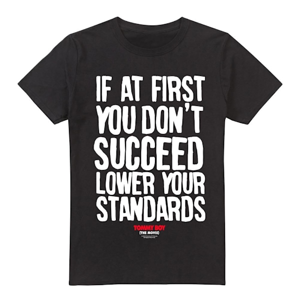 Tommy Boy Herr Lower Your Standards T-Shirt 4XL Svart Black 4XL