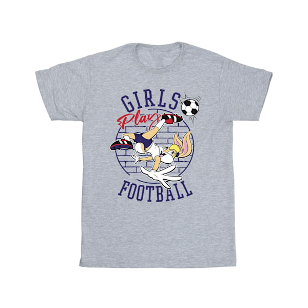 Looney Tunes Herr Lola Bunny Flickor Spela Fotboll T-Shirt L Spor Sports Grey L