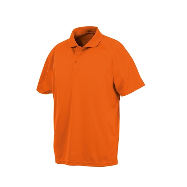 Spiro Unisex Vuxen Impact Performance Aircool Poloshirt XXL F Flo Orange XXL