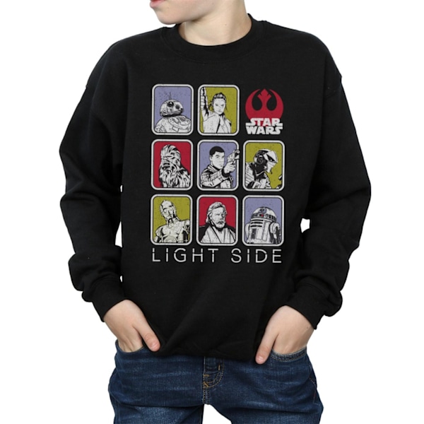 Star Wars The Last Jedi Multi Character Sweatshirt för pojkar 7-8 år Black 7-8 Years