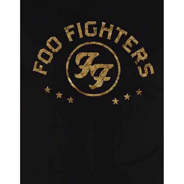 Foo Fighters Unisex Adult Arched Stars T-Shirt S Svart Black S