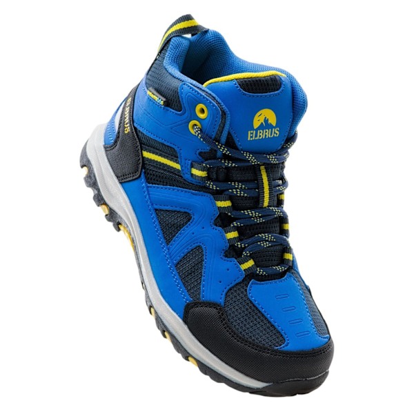 Elbrus Barn/Barn Plaret Vandringskängor 13 UK Barn Marin/Sjöblå/Gul Navy/Lake Blue/Yellow 13 UK Child