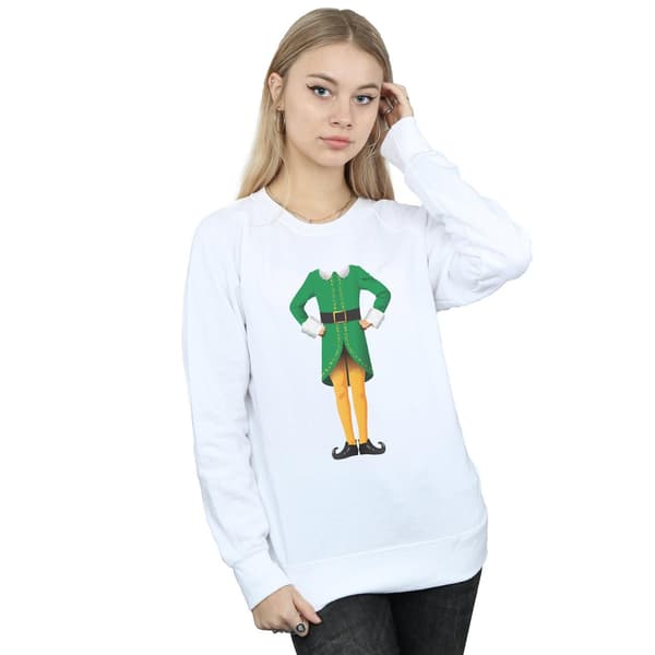 Elf Dam/Dam Buddy Kostym Sweatshirt M Vit White M