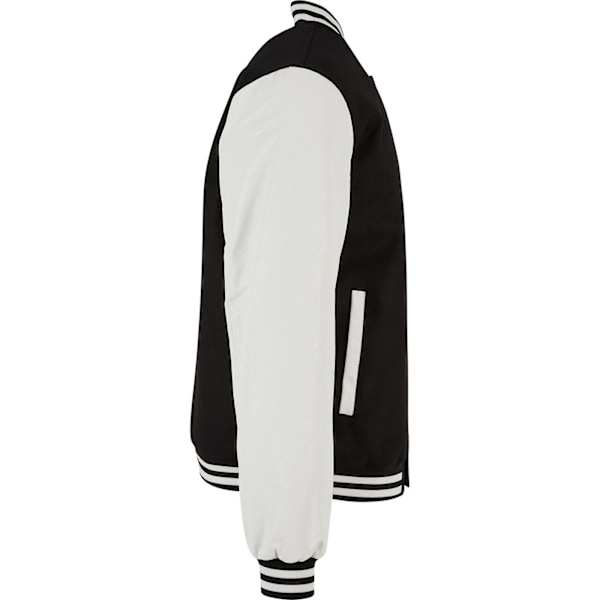 Bygg ditt varumärke Herr Old School College Varsity Jacka M Svart Black/White M