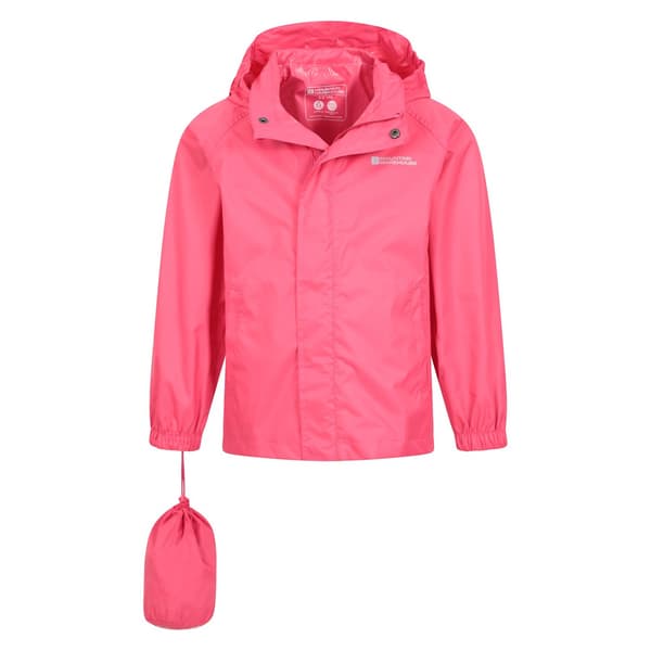 Mountain Warehouse Barn/Barn Pakka II Vattentät Jacka 5- Pink 5-6 Years