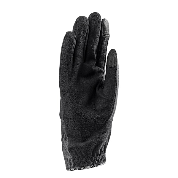 Aubrion Barn/Barn Stadium Syntetiskt Läder Ridhandskar Black S