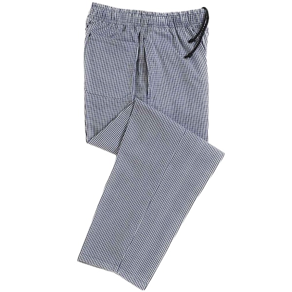 Dennys Unisex Vuxen Elastisk Midja Kockbyxor L Blå/Vit Blue/White L