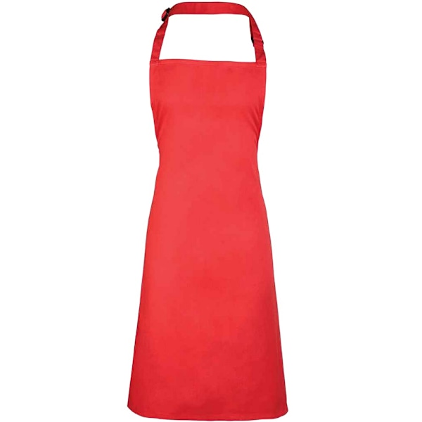 Premier Unisex Vuxen Färger Full Förkläde En Storlek Jordgubbsröd Strawberry Red One Size