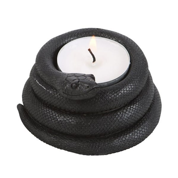 Något Annorlunda Orm Tealight Hållare En Storlek Svart Black One Size