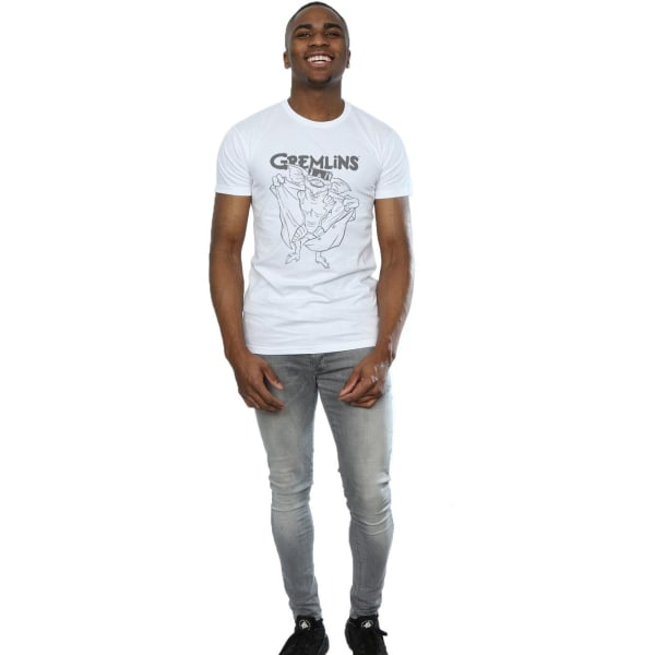 Gremlins Herr Spike´s Glasögon T-shirt M Vit White M