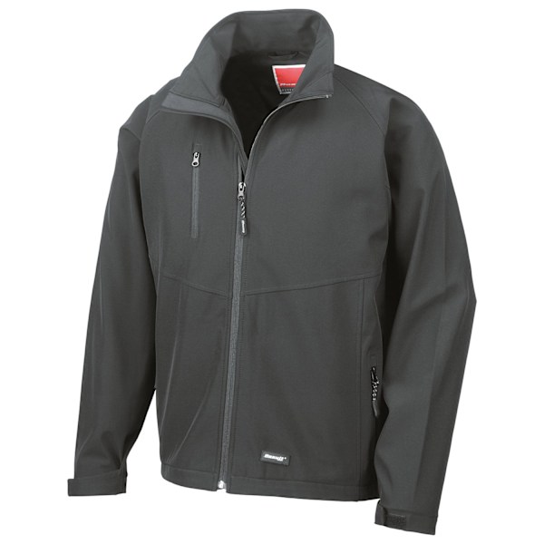 Result Herr Soft Shell Jacka XS Svart Black XS