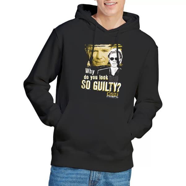 CSI: Miami Herr So Guilty Hoodie M Svart Black M