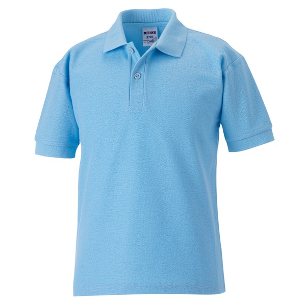 Jerzees Schoolgear Barn 65/35 Pique Poloskjorta 5-6 Sky Blu Sky Blue 5-6