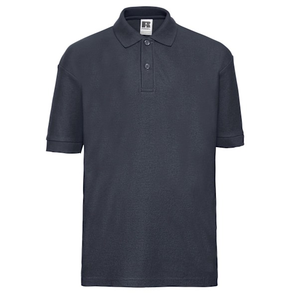 Russell Barn/Barn Classic Polycotton Polotröja 12 år F French Navy 12 Years