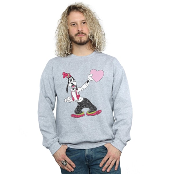 Disney Goofy Love Heart Sweatshirt XXL Svart Black XXL