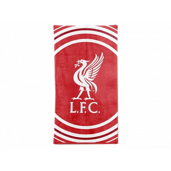 Liverpool FC Officiell Pulse Design Handduk One Size Röd/Vit Red/White One Size
