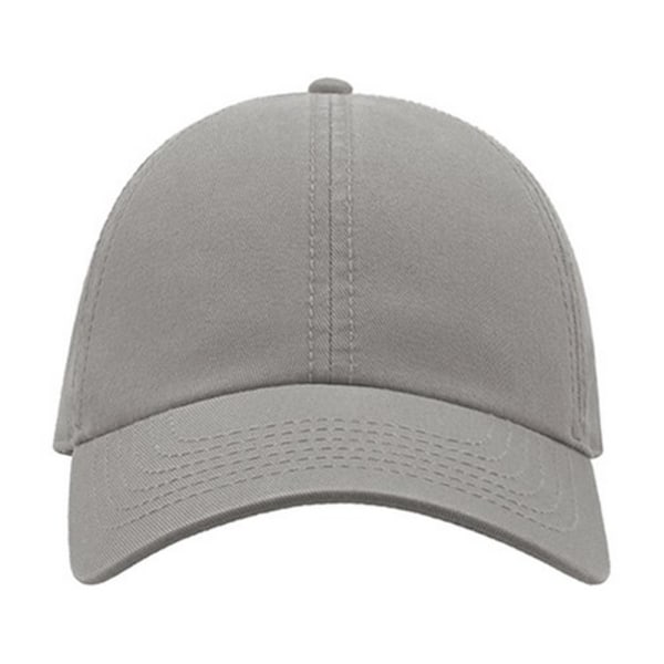 Atlantis Action 6 Panel Chino Baseball Cap One Size Grå Grey One Size