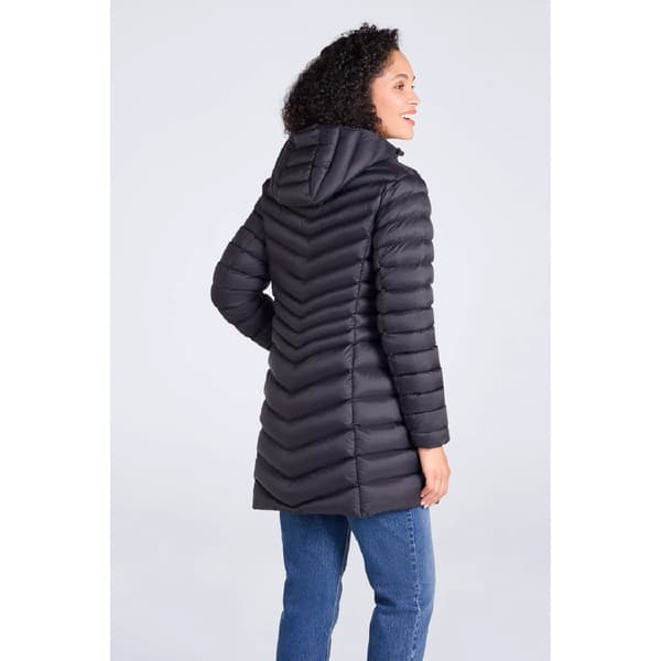 Mountain Warehouse Dam/Damer Florence Lång Vadderad Jacka 12 Black 12 UK