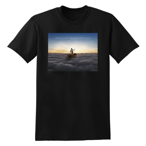 Pink Floyd Unisex Adult Endless River Back Print T-Shirt L Blac Black L