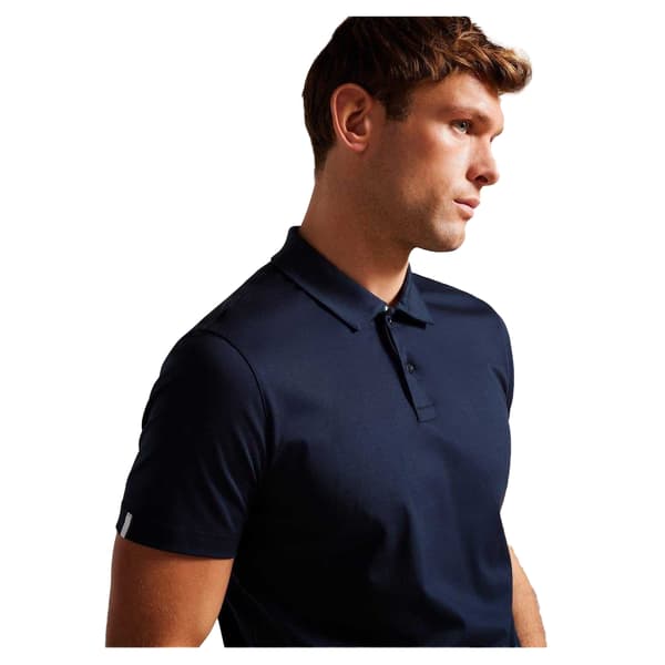Ted Baker Herr Zeiter Bomull Pikétröja XL Marinblå Navy XL